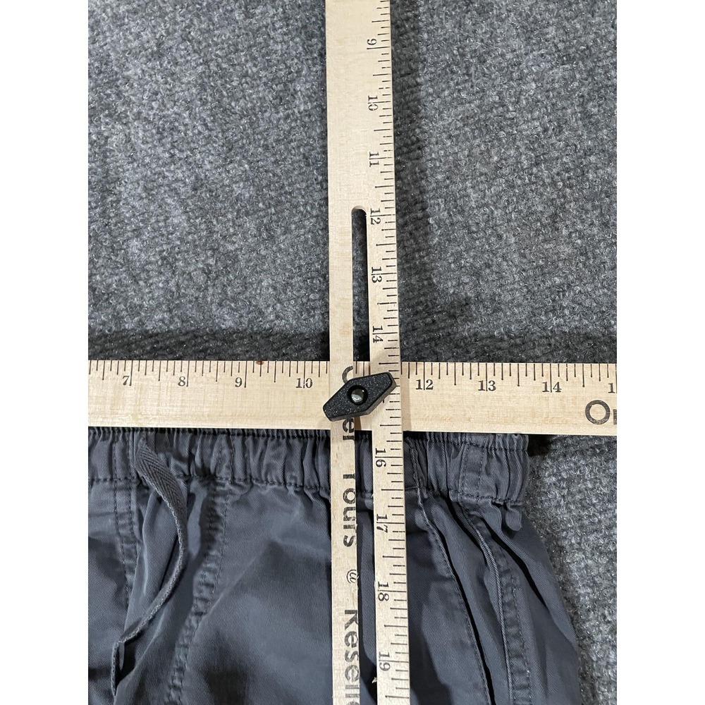 Abercrombie & Fitch Cargo Pants Mens XS Gray Garment Dyed Drawstring Hem - Picture 9 of 15